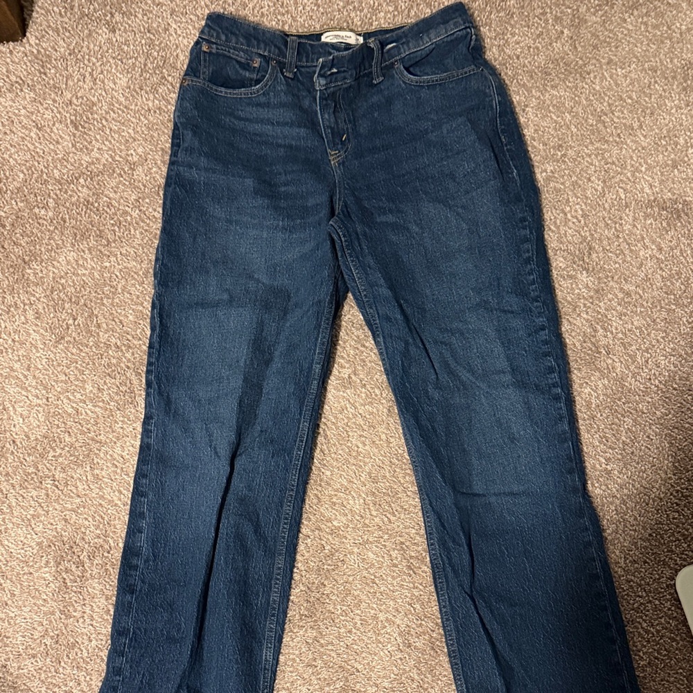 Abercrombie & Fitch Indigo Relaxed Jeans